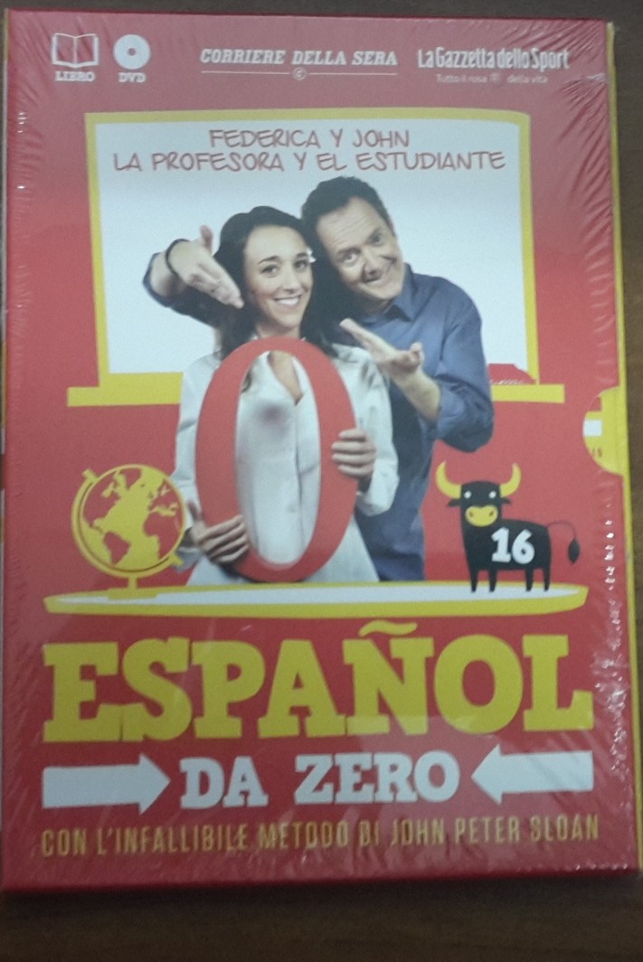 ESPANOL DA ZERO DVD VOLUME 16 CON IL METODO DI JOHN PETER SLOAN, FEDERICA Y JOHN, SIGILLATO