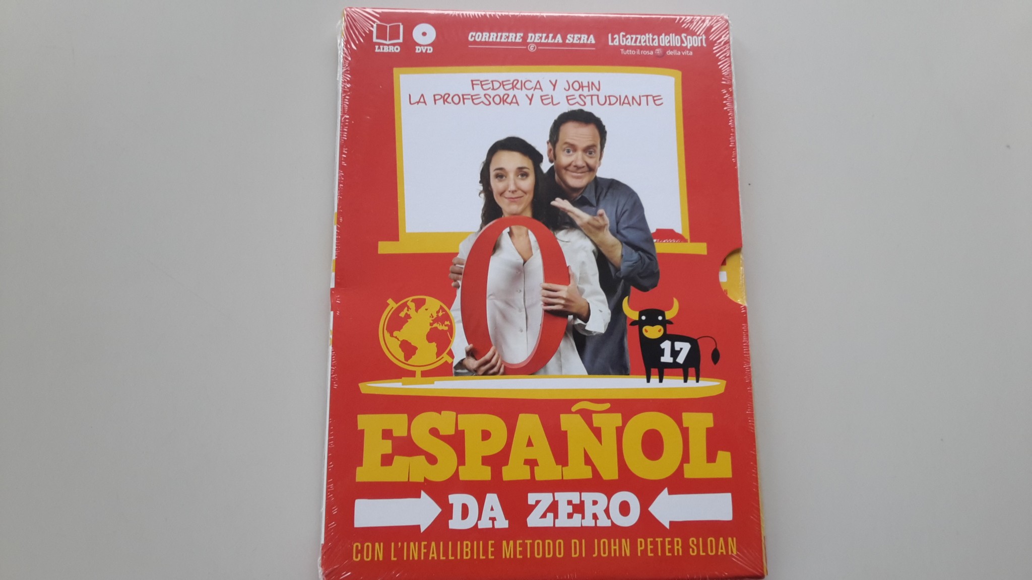 ESPANOL DA ZERO DVD VOLUME 17 CON IL METODO DI JOHN PETER SLOAN, FEDERICA Y JOHN, SIGILLATO