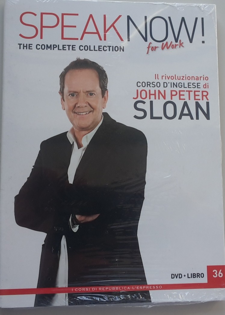 SPEAK NOW! CORSO D'INGLESE DI JOHN PETER SLOAN USCITA 36, L'ESPRESSO, DVD SIGILLATO