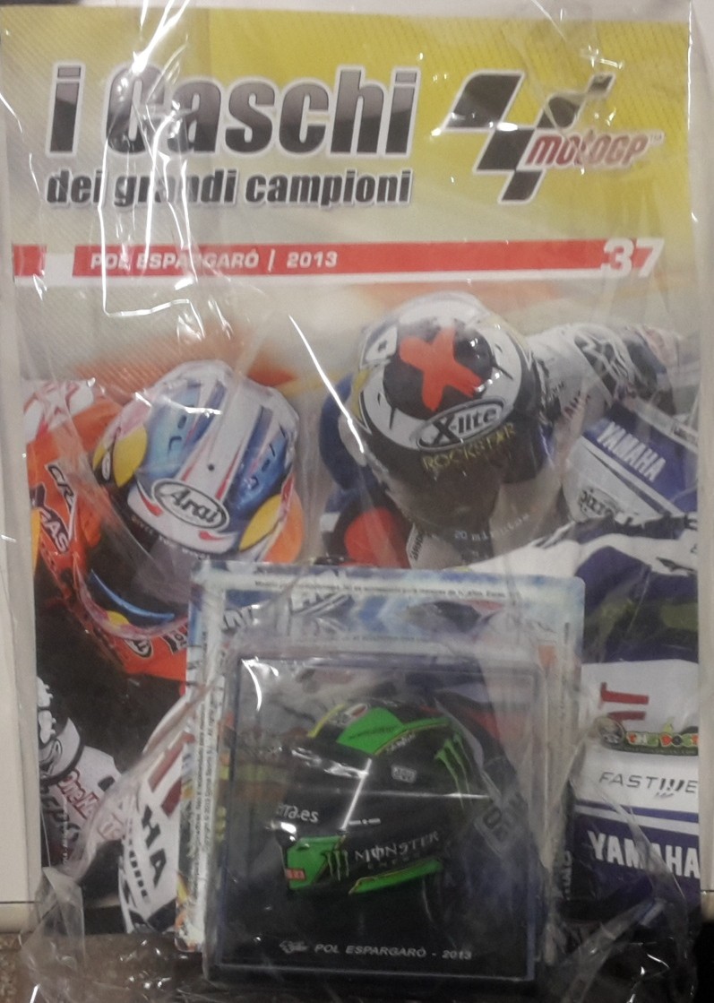 I caschi dei grandi campioni n.37. Pol Espargaro 2013. Scala 1:5 De Agostini