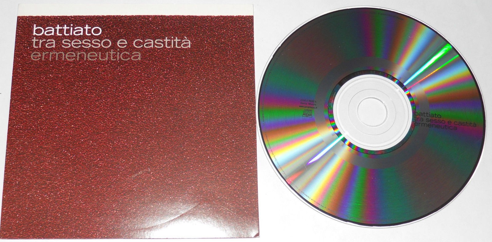 FRANCO BATTIATO - TRA SESSO E CASTITA' / ERMENAUTICA "2 Tr. Promo" - CD Single..