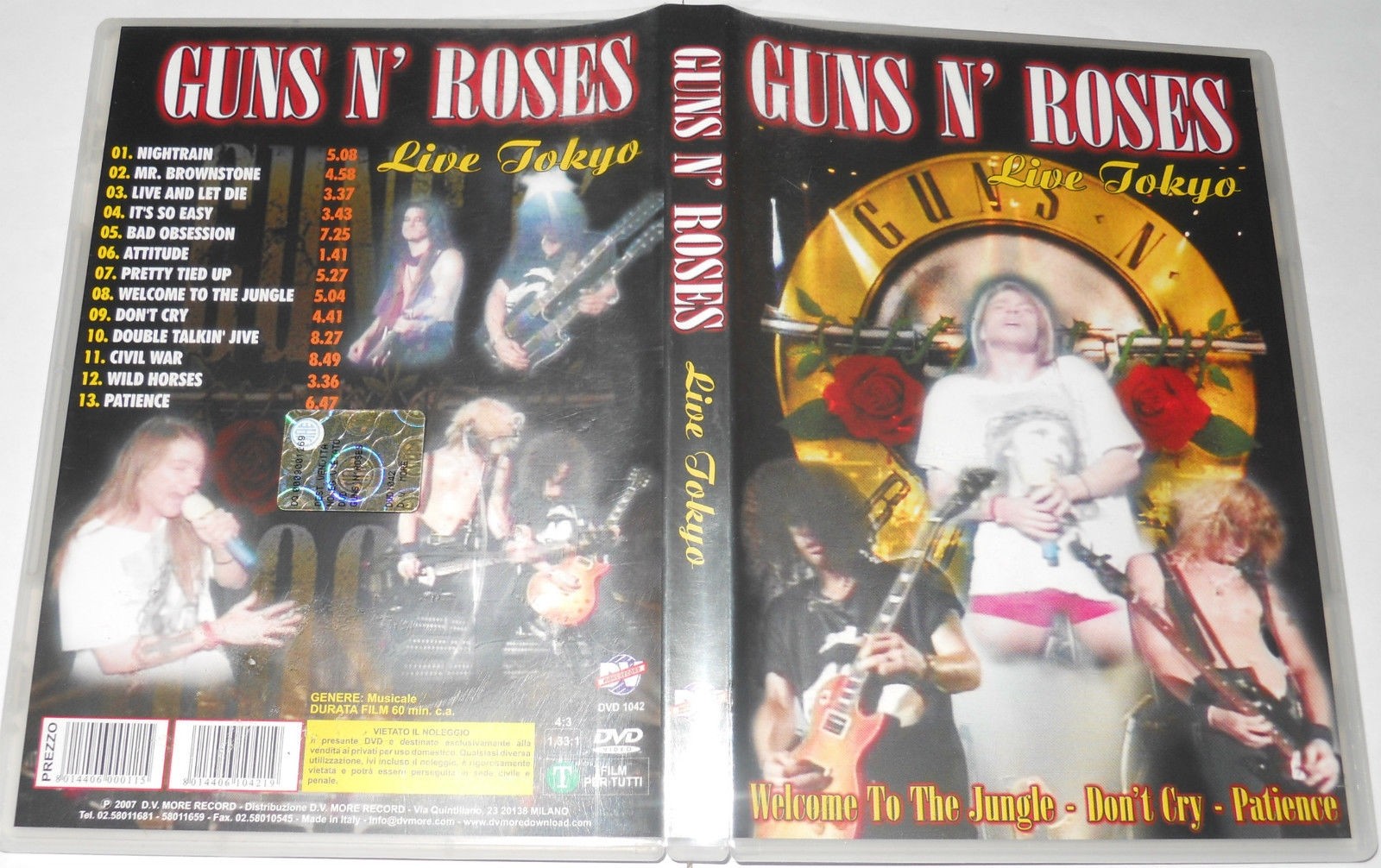 GUNS N' ROSES - LIVE TOKYO - DVD..