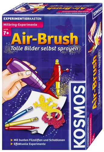 KOSMOS 657017 - Air- brush - Crea i tuoi disegni con spruzzi di colore