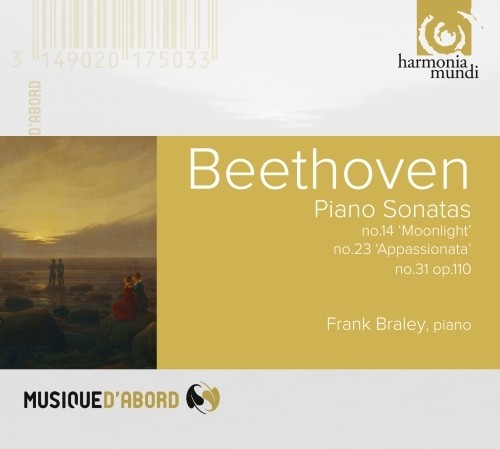Sonate per pianoforte n.14 "Chiar di luna", n.23 "Appassionata", n.31 op.110  BEETHOVEN LUDWIG VAN