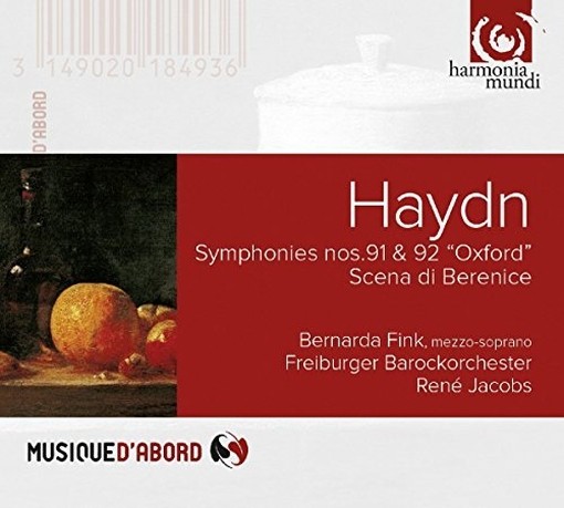 Sinfonia n.91, n.92 "Oxford"; "Berenice, che fai?"  HAYDN FRANZ JOSEPH