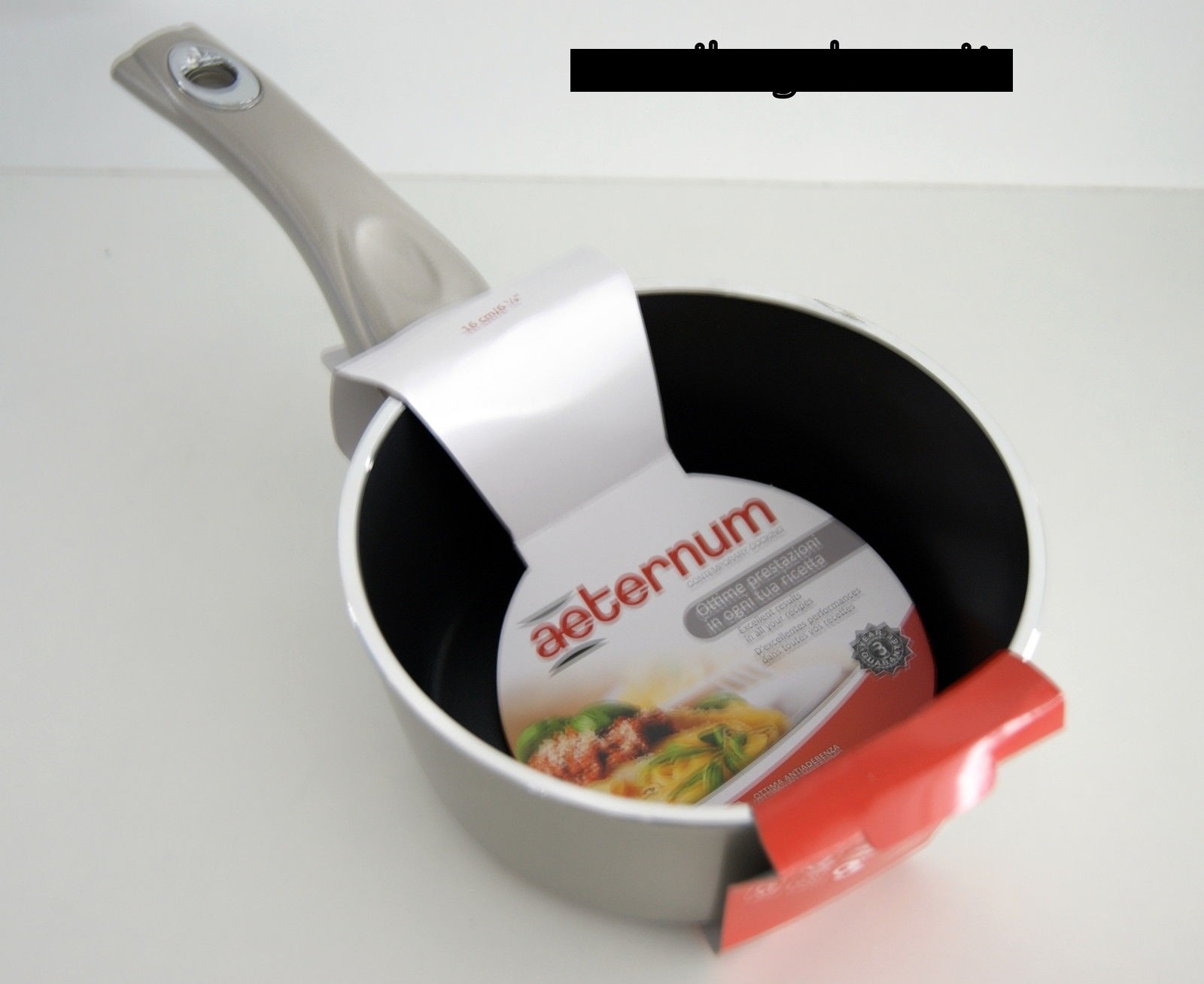 CASSERUOLA MANICO D 16 ANTIADERENTE AETERNUM BIALETTI