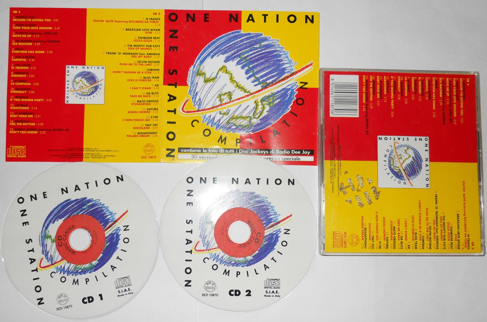 ONE NATION ONE STATION COMPILATION Fargetta/Prezioso/Datura/Gala...  - 2 CD..