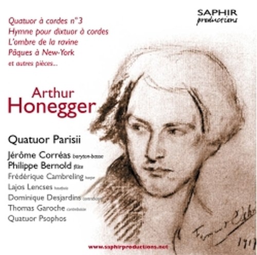 Quartetto per archi n.3, Sonatina per violino e violoncello, Hymne pour dixtuor  HONEGGER ARTHUR