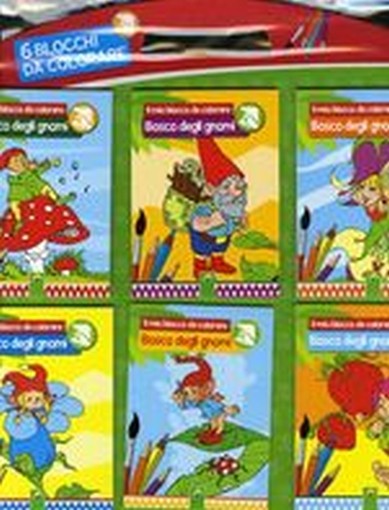 6 BLOCCHI DA COLORARE BOSCO DEGLI G