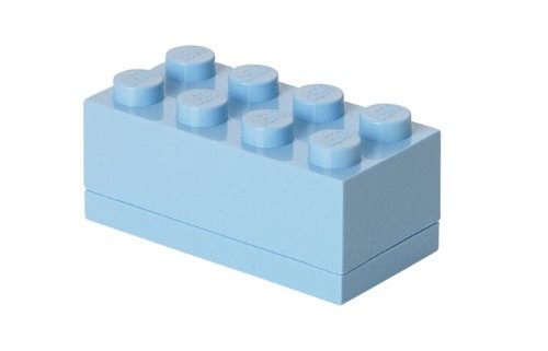 LEGO Aufbewahrungsbox Kiste Mini Box 8er hellblau