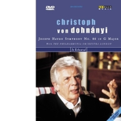 Christoph von Dohnanyi prova e dirige Haydn: Sinfonia n.88  HAYDN FRANZ JOSEPH