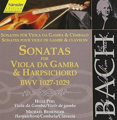 Sonate per viola da gamba e clavicembalo BWV 1027-1029  BACH JOHANN SEBASTIAN