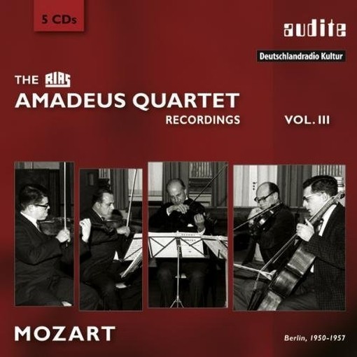 The RIAS Amadeus Quartet Recordings, Vol.3  MOZART WOLFGANG AMADEUS