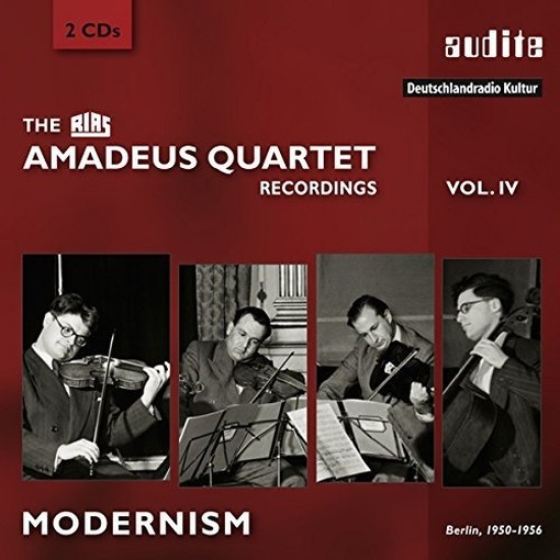 The RIAS Amadeus Quartet Recordings, Vol.4: Modernism  QUARTETTO AMADEUS  