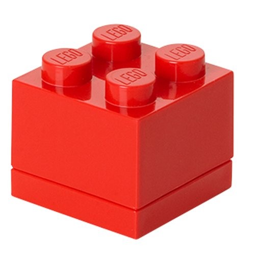 LEGO MINI BOX 4 Mini contenitore rosso