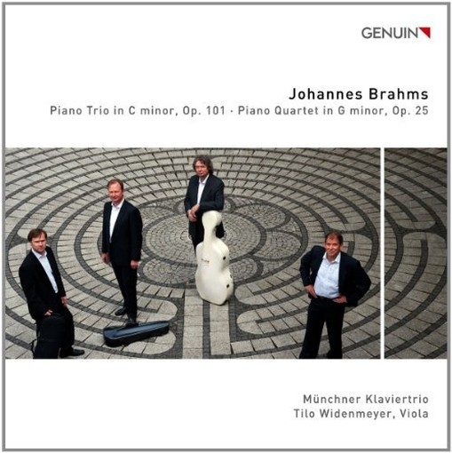 Trio per pianoforte violino e violoncello n.3 op.101; Quartetto n.1 op.25  BRAHMS JOHANNES