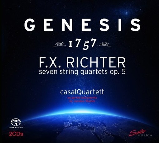 7 Quartetti per archi op.5 - "Genesis 1757"  RICHTER FRANZ XAVIER