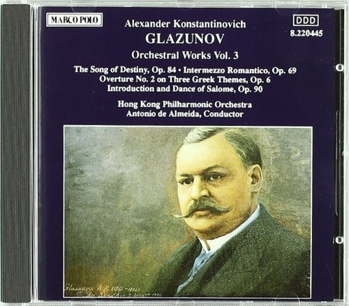 Opere x orchestra vol.3, Intermezzo romantico op.69, Overture n.2 su 3 temi grec  GLAZUNOV ALEXANDER KOSTANTINOVICH