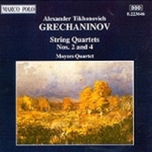 Quartetto n.2 op.70, n.4 op.124  GRECHANINOV ALEXANDER