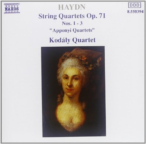 String Quartets Op. 71 Nos. 1 - 3 "Apponnyi Quartets"  HAYDN FRANZ JOSEPH