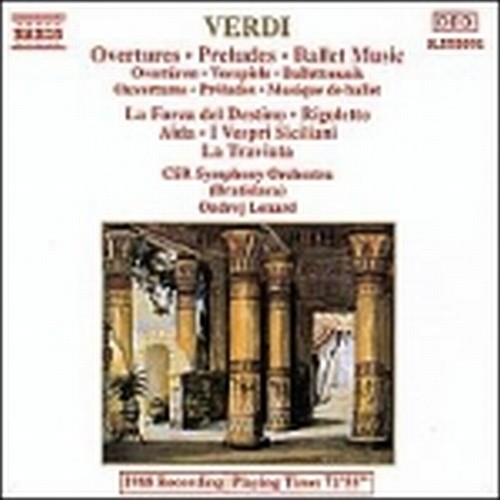 Estratti da La forza del destino, Aida,Rigoletto, Traviata, I vespri siciliani  VERDI GIUSEPPE