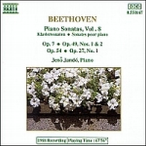 Sonate x pf vol. 8 (integrale): n.4 op.7, n.14 op.27 "Chiaro di luna", n.19 op.4  BEETHOVEN LUDWIG VAN