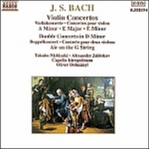Concerti per violino BWV 1041, BWV 1042, per 2 violini BWV 1043  BACH JOHANN SEBASTIAN