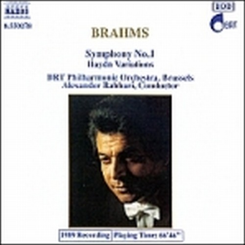 Sinfonia n.1 op.68, Variazioni su un tema di Haydn op.56a  BRAHMS JOHANNES