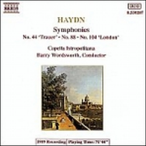 Sinfonia n.44 "Trauer", n.88, n.104 "London"  HAYDN FRANZ JOSEPH