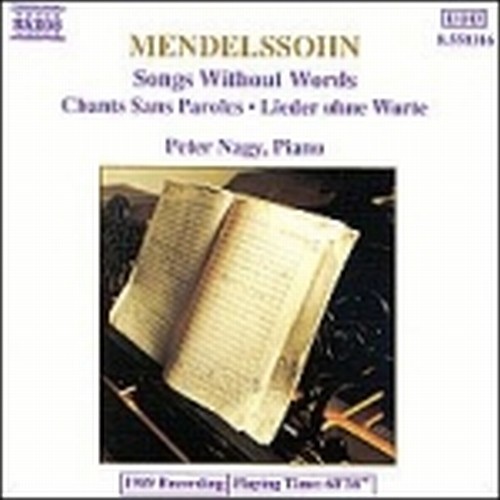 Romanze senza parole Op.53 n1,2,3,4, op.30 n.1,2,3, op.62 n.1,2, op.102 n.3,5,6  MENDELSSOHN FELIX