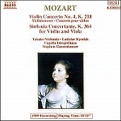 Concerto x vl e orchestra n.4 K 218, Sinfonia concertante x vl, vla e orchestra  MOZART WOLFGANG AMADEUS