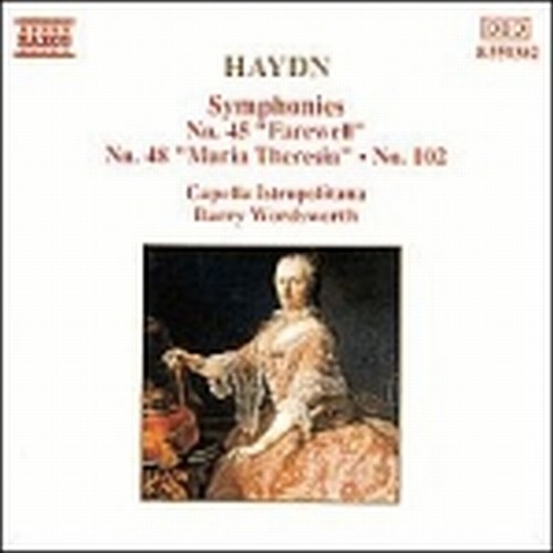 Sinfonia n.45 "degli Addii", n.48 "Maria Theresia", n.102  HAYDN FRANZ JOSEPH