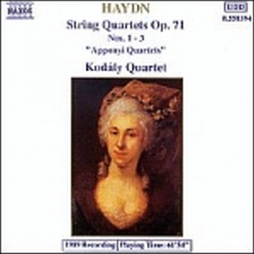 Quartetto x archi n.1, n.2, n.3 op.71 "Apponyi quartets"  HAYDN FRANZ JOSEPH