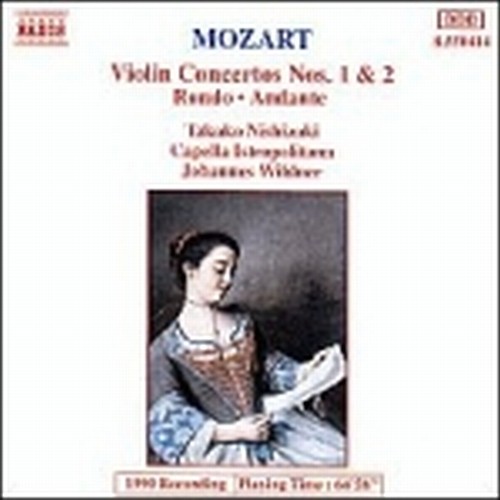 Concerto x vl e orchestra n.1 K 207, n.2 K 211, Rondo'K 269, Andante in FA magg  MOZART WOLFGANG AMADEUS