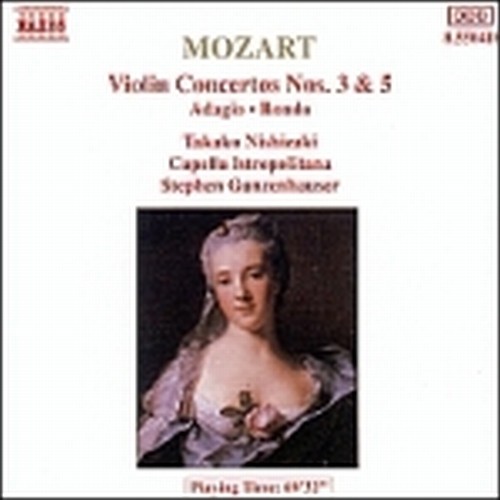 Concerto x vl e orchestra n.3 K 216, n.5 K 219, Adagio K 261, Rondo' K 373  MOZART WOLFGANG AMADEUS