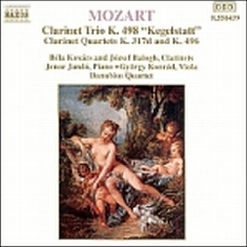 Quartetto x clar e archi K 317d, K 496,Trio x clar, vla e pf K 498 "Kegelstatt"  MOZART WOLFGANG AMADEUS