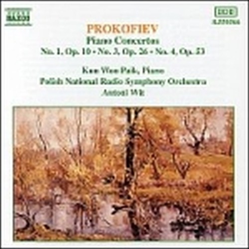 Concerto x pf e orchestra n.3 op.26, n.4 op.53, n.1 op.10  PROKOFIEV SERGEI