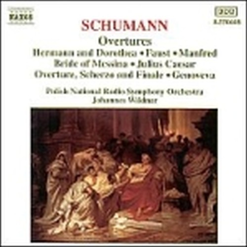 Ouvertures: Genoveva op. 81, Bride of Messina op.100, Julius Caesar op.128, Herm  SCHUMANN ROBERT