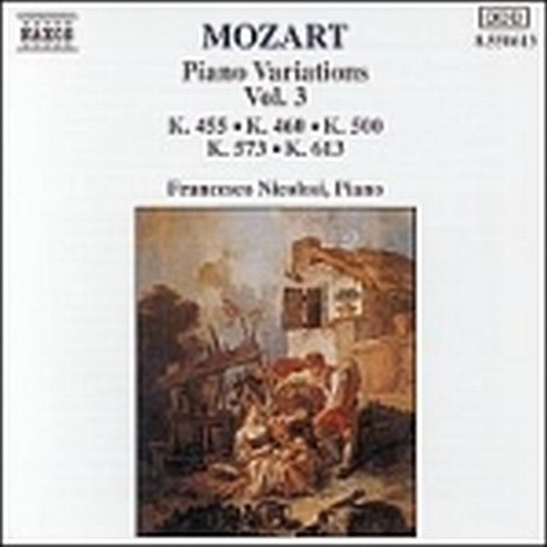 Variazioni x pf vol.3: K 455, 460, 500,573, 613  MOZART WOLFGANG AMADEUS