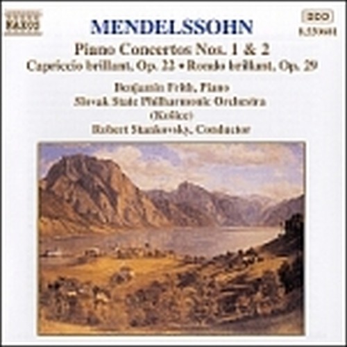 Concerto x pf n.1 op.25, n.2 op.40, Capriccio brillante op.22, Rondo brillante o  MENDELSSOHN FELIX