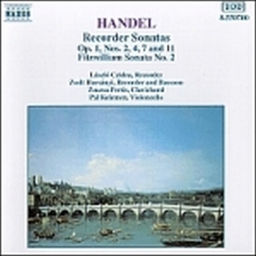 Sonate x fl n.2, n.4, n.7, n.11 op.1, HV 376a, Minuetto HV 603, Gavotta HV 604,  HANDEL GEORG FRIEDRICH