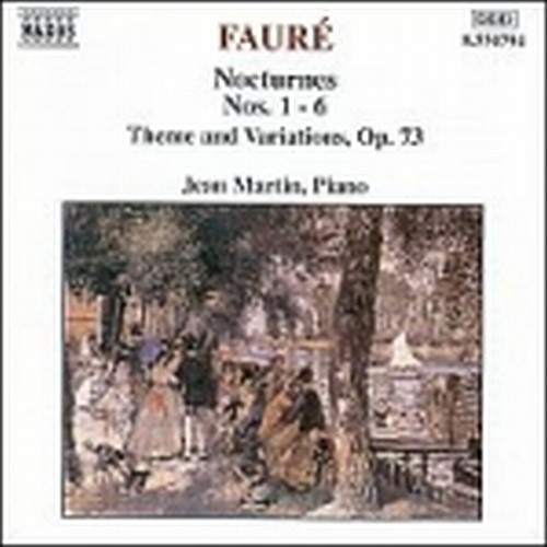 Notturno n.1 > n.6, Tema e variazioni op.73  FAURÉ GABRIEL