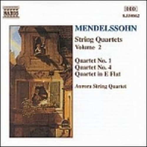 Quartetti x archi vol.2: Quartetto n.1 op.12, n.4 op.44 n.2, in MIb mag.  MENDELSSOHN FELIX