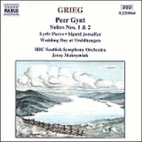 Peer Gynt (Suite n.1, n.2), da Pezzi lirici op.68: n.4, n.5, 3 Pezzi orchestrali  GRIEG EDVARD