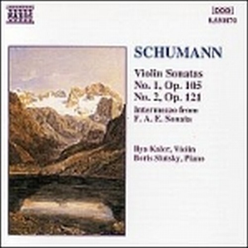 Sonata x vl n.1 op.105, n.2 op.121, Intermezzo dalla sonata F.A.E.  SCHUMANN ROBERT