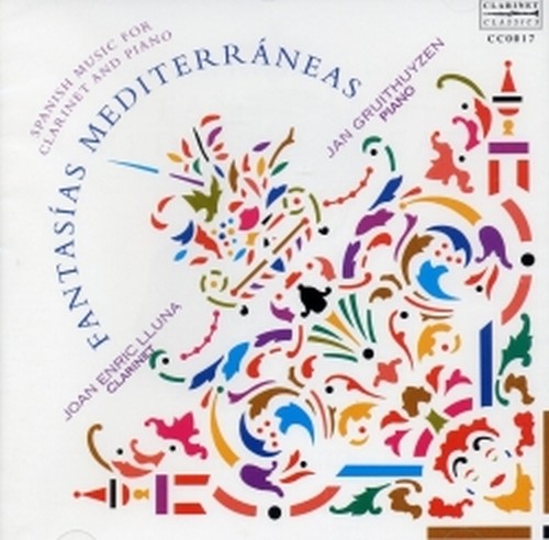 Fantasías Mediterráneas - Musica spagnola per clarinetto e pianoforte  LLUNA JOAN ENRIC  cl