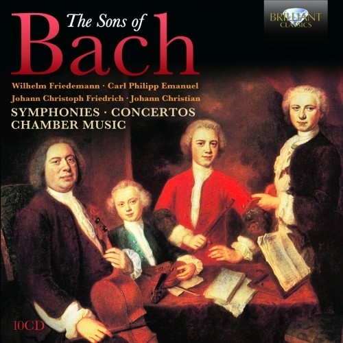 Sinfonie, concerti e opere cameristichedei figli di Bach - sinfonie e concerti  BACH CARL PHILIPP EMANUEL