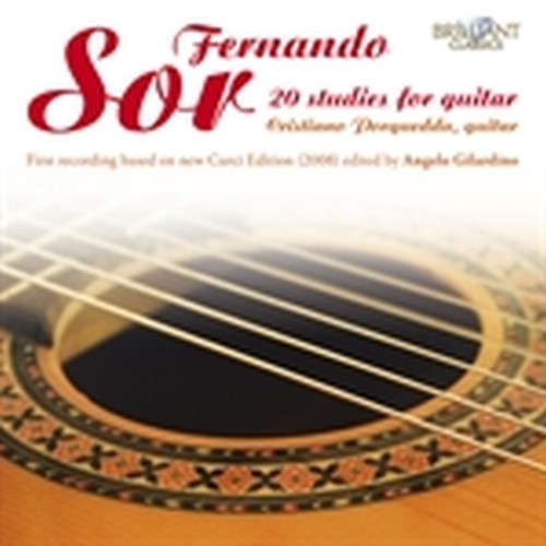 20 Studies for Guitar Music (new edition by Angelo Giardino)  SOR FERNANDO