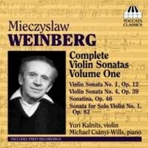 Sonate per violino (integrale), Vol.1  WEINBERG  MIECZYSLAW