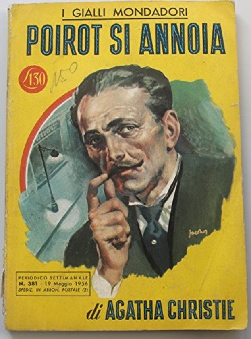 Poirot si annoia. Prima edizione. Giallo Mondadori n. 381